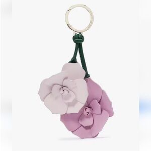 Kate Spade Perfect Plume 3D Flower Bag Charm or Keychain